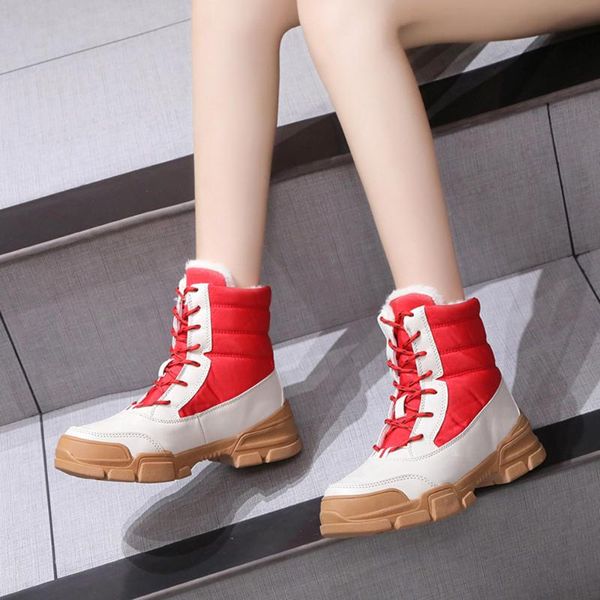 women boots waterproof winter shoes women snow boots platform keep warm ankle winter with thick fur heels botas mujer 2020, Black
women boots waterproof winter shoes women snow boots platform keep warm ankle winter with thick fur heels botas mujer 2020, Black