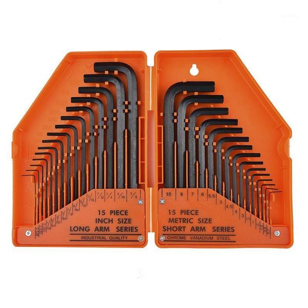 30pcs hex wrench plastic boxed l-shaped hex wrench set ball head plum flower inner hexagon key combination1
30pcs hex wrench plastic boxed l-shaped hex wrench set ball head plum flower inner hexagon key combination1