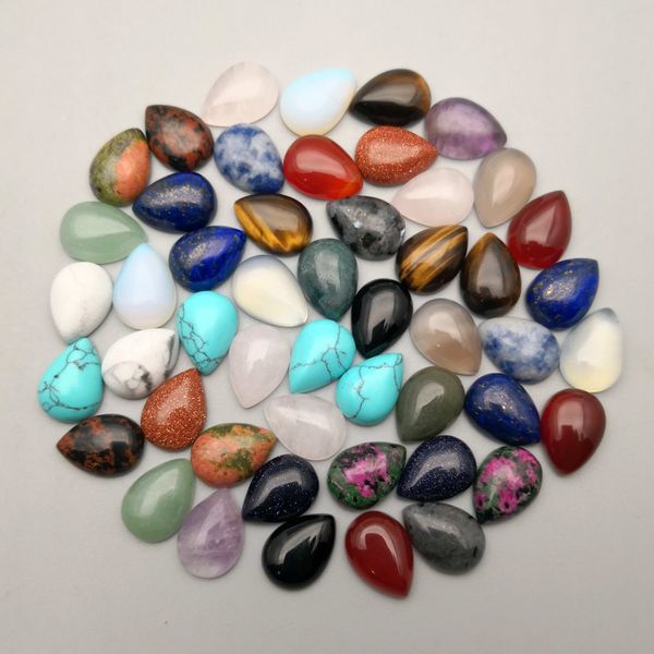 fashion 50pc 8x10 10x14 12x16 13x18 15x20 18x25mm good quality natural stone water drop cabochon bead for jewelry making no hole 200930, Black
fashion 50pc 8x10 10x14 12x16 13x18 15x20 18x25mm good quality natural stone water drop cabochon bead for jewelry making no hole 200930, Black