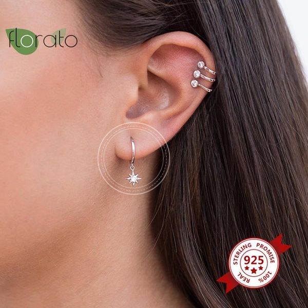 925 sterling silver earrings star hoop earrings for women tiny huggie hoops with cubic zirconia minimalist jewelry, Golden;silver
925 sterling silver earrings star hoop earrings for women tiny huggie hoops with cubic zirconia minimalist jewelry, Golden;silver