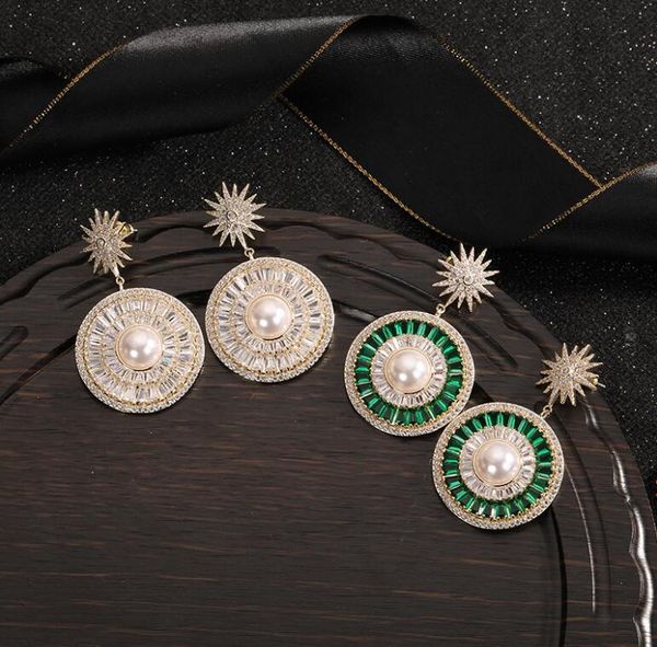set zircon rhinestone round pearl stud earrings women classic color star retro ear jewelry, Silver
set zircon rhinestone round pearl stud earrings women classic color star retro ear jewelry, Silver