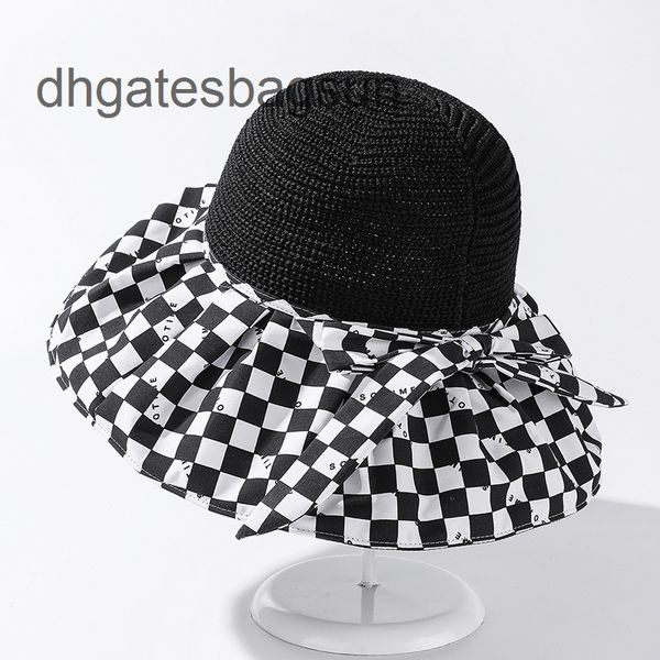 brand cap and carves recommended ~ exotic checkerboard mosaic grass large edge sunshade hat korean women's summer black glue sunscreen, Blue;gray
brand cap and carves recommended ~ exotic checkerboard mosaic grass large edge sunshade hat korean women's summer black glue sunscreen, Blue;gray