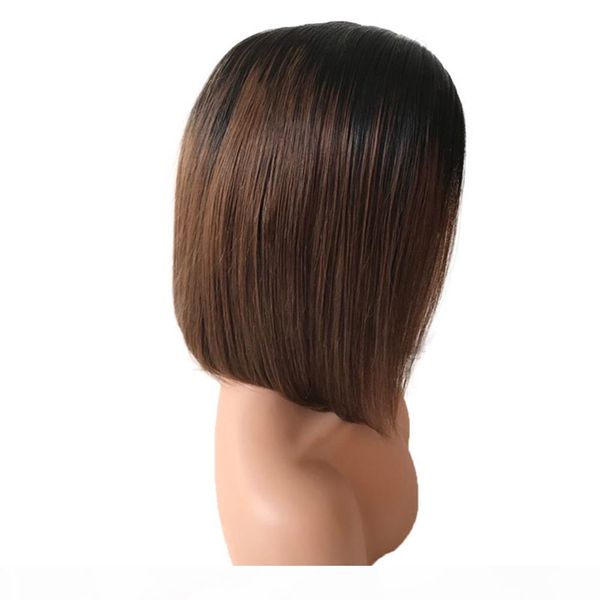 full lace human hair wigs brazilian short human hair ombre color 1b 4# straight lace front human hair wigs, Black;brown
full lace human hair wigs brazilian short human hair ombre color 1b 4# straight lace front human hair wigs, Black;brown