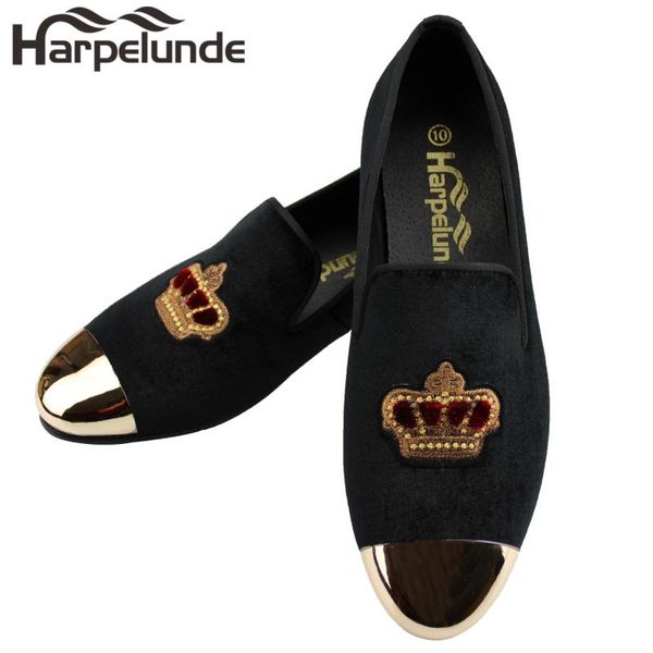 harpelunde мужского формальной обуви слитки черного бархат мокасины с cap toe, Black
harpelunde мужского формальной обуви слитки черного бархат мокасины с cap toe, Black