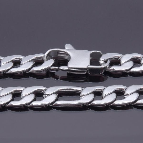 chains 12mm width 18'' - 36'' inches customize length mens stainless steel necklace figaro chain fashion punk jewelry, Silver
chains 12mm width 18'' - 36'' inches customize length mens stainless steel necklace figaro chain fashion punk jewelry, Silver