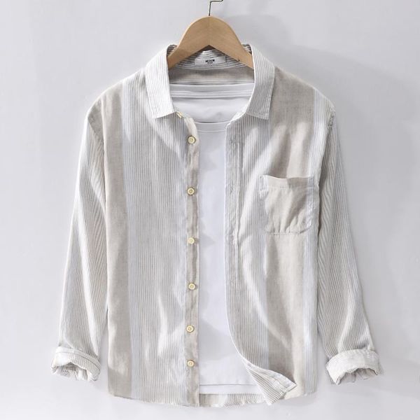 suehaiwe's style italy brand linen shirt men long sleeve striped shirts for men breathable summer shirt mens casual shirts male, White;black
suehaiwe's style italy brand linen shirt men long sleeve striped shirts for men breathable summer shirt mens casual shirts male, White;black