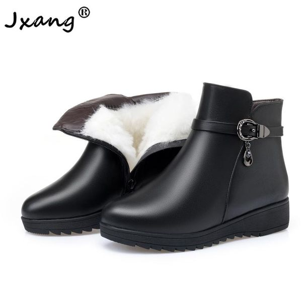 jxang ladies short winter boots 2020 new fashion snow boots women plus size 41 42 43 full wool woman flat mother shoes, Black
jxang ladies short winter boots 2020 new fashion snow boots women plus size 41 42 43 full wool woman flat mother shoes, Black