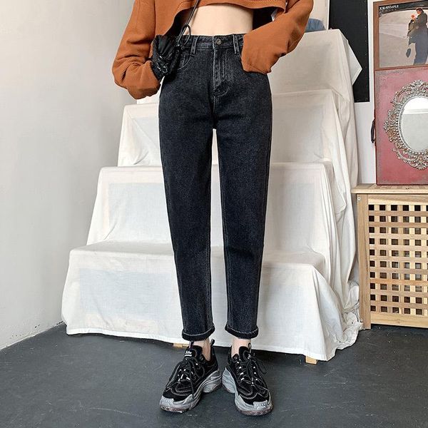 women's jeans vintage ladies boyfriend for women mom high waisted black casual pencil trousers korean streetwear denim pants, Blue
women's jeans vintage ladies boyfriend for women mom high waisted black casual pencil trousers korean streetwear denim pants, Blue