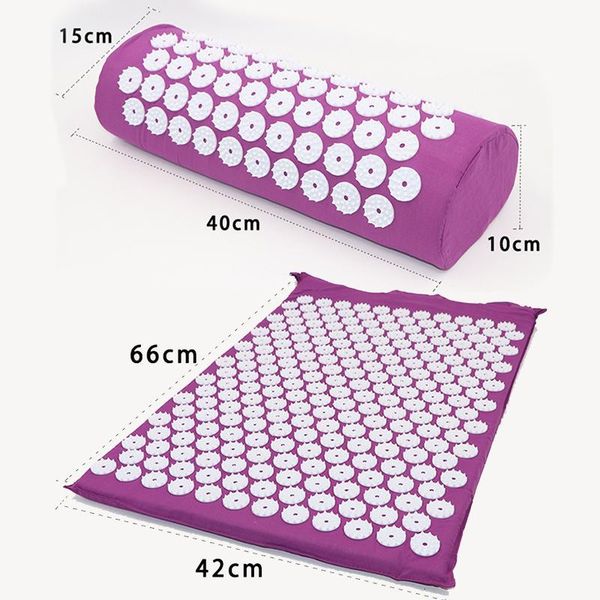 massager cushion massage yoga mat acupressure mat relieve stress back pain spike mat acupuncture spike needle with pillow sqczrq pingtoy 
massager cushion massage yoga mat acupressure mat relieve stress back pain spike mat acupuncture spike needle with pillow sqczrq pingtoy