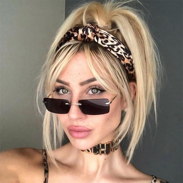 Luxury Rectangle Ladies Sunglasses Women Brand Designer Rimless Men Square Sun Glasses For Ladies Gradient Sunglass UV400, White;black
Luxury Rectangle Ladies Sunglasses Women Brand Designer Rimless Men Square Sun Glasses For Ladies Gradient Sunglass UV400, White;black