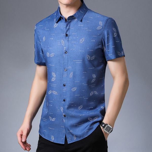 o9lg1 slim shirt korean style 2020 short-sleeved men's youth casual shirt men's printed fashion summer new 2tvxn, Blue
o9lg1 slim shirt korean style 2020 short-sleeved men's youth casual shirt men's printed fashion summer new 2tvxn, Blue
