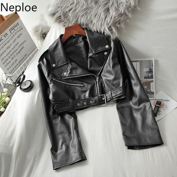 women's jackets neplor high imitation pu leather women fashion moto biker black streetwear woman elegant female coat crop 4f656, Black;brown 
women's jackets neplor high imitation pu leather women fashion moto biker black streetwear woman elegant female coat crop 4f656, Black;brown
