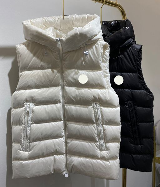 designer maya men's down vests luxury france hat with letters women's vest embroidered chest badge warm outerwear jackets, Black;white
designer maya men's down vests luxury france hat with letters women's vest embroidered chest badge warm outerwear jackets, Black;white
