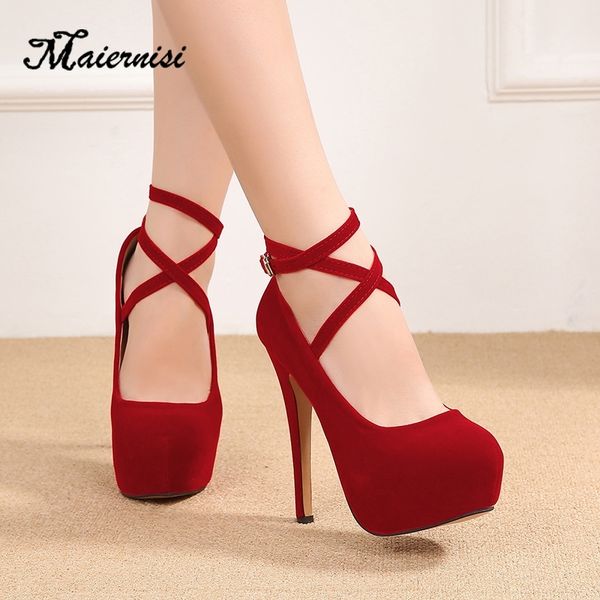 maiernisi new fashion pumps women flock brand platform plus size high heel shoes nightclub ladies 14cm heel luxury pumps shoes t200525, Black
maiernisi new fashion pumps women flock brand platform plus size high heel shoes nightclub ladies 14cm heel luxury pumps shoes t200525, Black