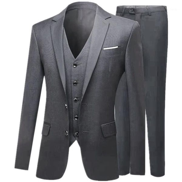 grey wedding men suit notched collar slim fit 3 pieces jacket+pants+vest for wedding tuxedos formal suits custom made1, White;black
grey wedding men suit notched collar slim fit 3 pieces jacket+pants+vest for wedding tuxedos formal suits custom made1, White;black