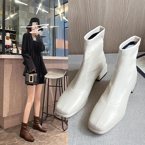 women boots high heels round toe women's rubber shoes rain boots-women booties ladies stiletto 2020 mid calf rock low, Black
women boots high heels round toe women's rubber shoes rain boots-women booties ladies stiletto 2020 mid calf rock low, Black