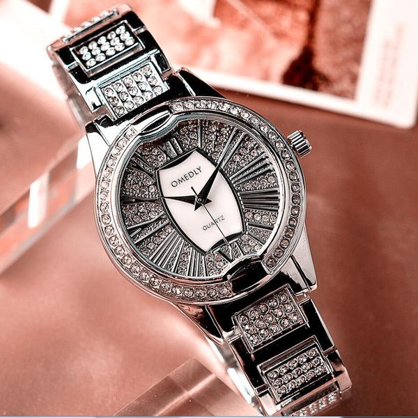 genuine brand luxury high-end large dial roman scale steel belt watch starry crystal shell quartz wrist watch fashion design, Slivery;brown
genuine brand luxury high-end large dial roman scale steel belt watch starry crystal shell quartz wrist watch fashion design, Slivery;brown