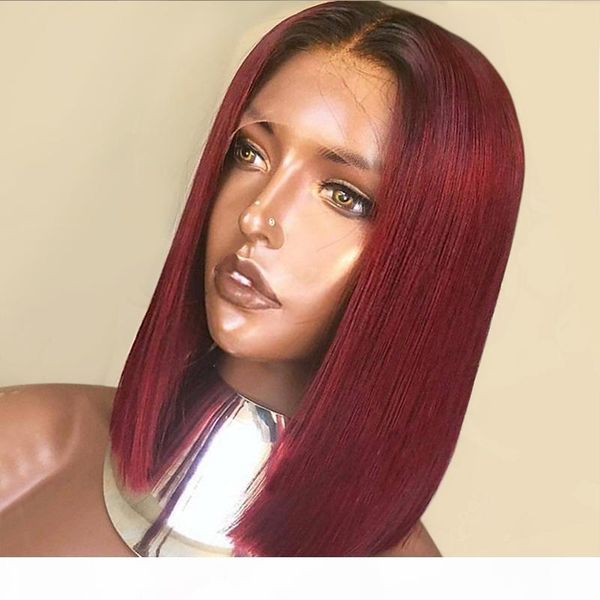 1b 99j ombre 13x6 deep part human hair lace front wigs baby hair pre plucked brazilian virgin bob cut wigs for black women, Black;brown
1b 99j ombre 13x6 deep part human hair lace front wigs baby hair pre plucked brazilian virgin bob cut wigs for black women, Black;brown