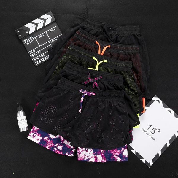 yoga outfits outdoor quick-drying sports shorts mesh breathable fake two-piece running fitness three-point pants, White;red
yoga outfits outdoor quick-drying sports shorts mesh breathable fake two-piece running fitness three-point pants, White;red