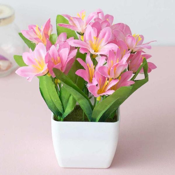 1pc simulation flower pot artificial 24 lilies indoor and outdoor home bonsai decoration home decor plant1
1pc simulation flower pot artificial 24 lilies indoor and outdoor home bonsai decoration home decor plant1