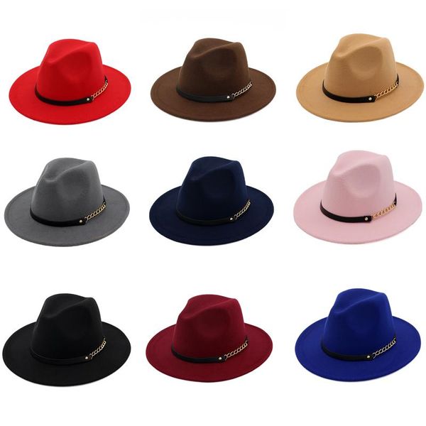 autumn winter wool felt jazz hats caps for women trend british style ladies fedora hats with belt buckle wide brim hats, Blue;gray
autumn winter wool felt jazz hats caps for women trend british style ladies fedora hats with belt buckle wide brim hats, Blue;gray