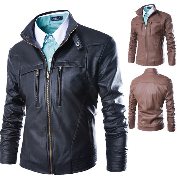 2021 the new men fall spring clothes of the male casual jackets plus size 4xl motorcycle leather jacket 6y08, Black
2021 the new men fall spring clothes of the male casual jackets plus size 4xl motorcycle leather jacket 6y08, Black