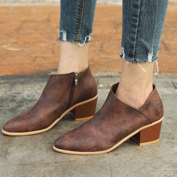 fashion women's boot high heeled single shoes side zipper short female boots autumn winter ladies shoes boots1, Black
fashion women's boot high heeled single shoes side zipper short female boots autumn winter ladies shoes boots1, Black