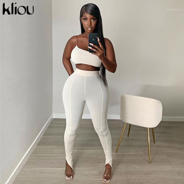 kliou women one shoulder tracksuit two piece set fitness sleeveless slash neck crop pants elastic hight streetwear outfit1, White
kliou women one shoulder tracksuit two piece set fitness sleeveless slash neck crop pants elastic hight streetwear outfit1, White