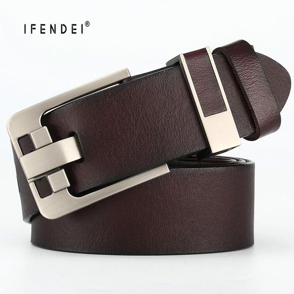 ifendei men belt male leather belt men male genuine leather strap luxury pin buckle fancy vintage jeans, Black;brown
ifendei men belt male leather belt men male genuine leather strap luxury pin buckle fancy vintage jeans, Black;brown