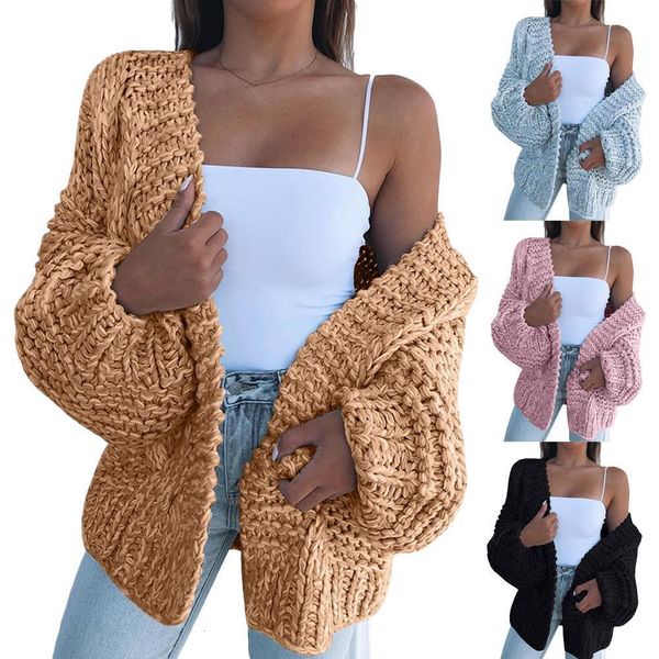 autumn and winter ruffled fashion women thick sweater cardigan warm solid color open front sweater coat outdoor windproof streetwear, White;black
autumn and winter ruffled fashion women thick sweater cardigan warm solid color open front sweater coat outdoor windproof streetwear, White;black
