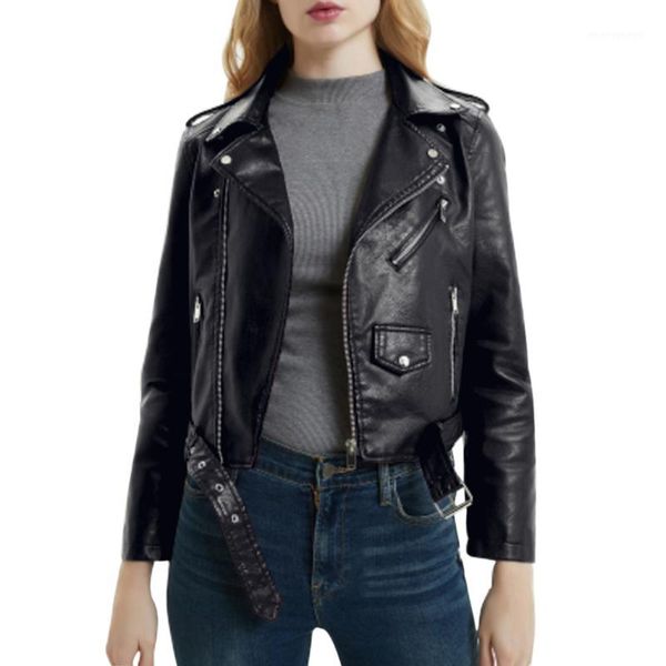 women's jackets 2021 korean motorcycle short coat spring women's jacket the self-cultivation pu leather bright1, Black;brown
women's jackets 2021 korean motorcycle short coat spring women's jacket the self-cultivation pu leather bright1, Black;brown