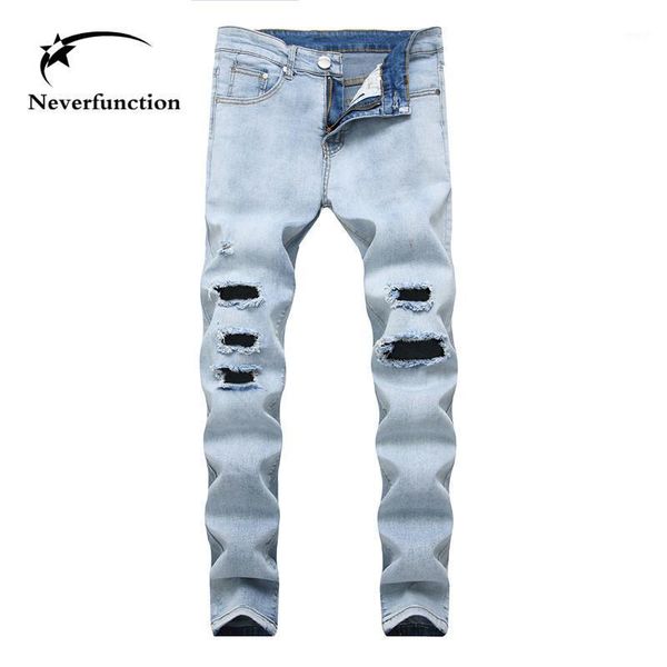 men's jeans tide men fashion holes skinny pencil pants solid destruction streetwear hip hop stretch slim mens casual denim trousers1, Blue
men's jeans tide men fashion holes skinny pencil pants solid destruction streetwear hip hop stretch slim mens casual denim trousers1, Blue