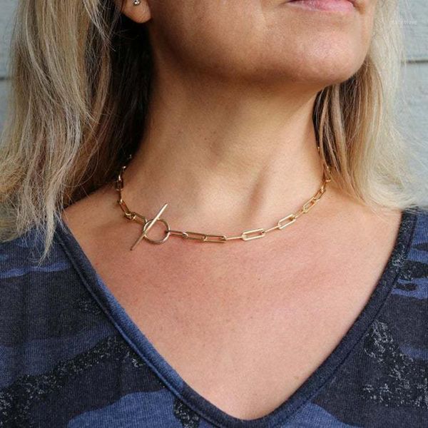 new arrivals punk clavicle thick chain choker necklaces for women girls lady vintage female wedding gift 5n5411, Silver
new arrivals punk clavicle thick chain choker necklaces for women girls lady vintage female wedding gift 5n5411, Silver