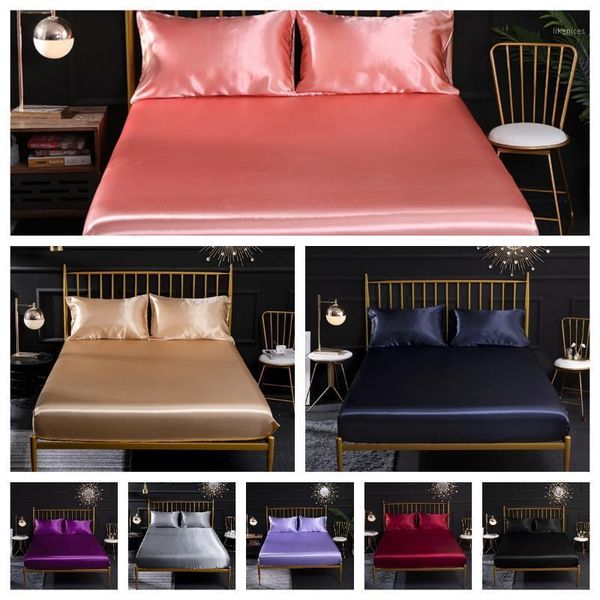 2/3pcs sheet set solid silk bedding set soft bed fitted sheet pillowcase twin full king1
2/3pcs sheet set solid silk bedding set soft bed fitted sheet pillowcase twin full king1