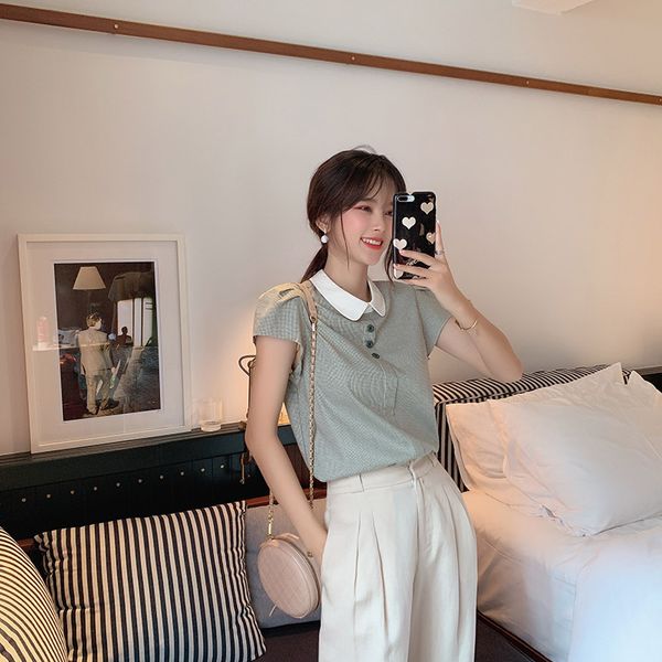 mishow plaid blouse 2019 women summer polo neck blouse retro lantern sleeve casual shirts mx19b4965, White
mishow plaid blouse 2019 women summer polo neck blouse retro lantern sleeve casual shirts mx19b4965, White