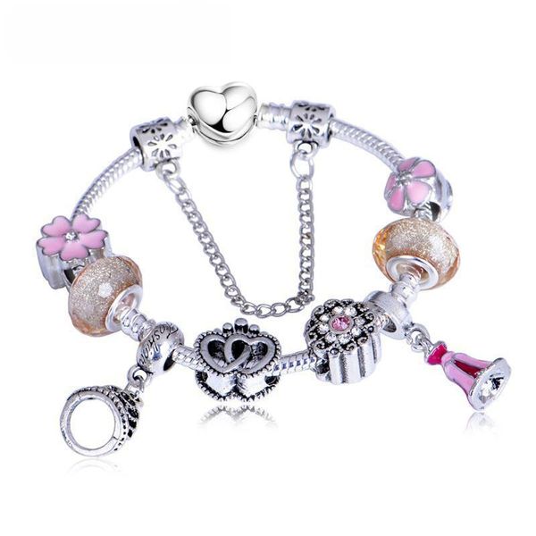 new diy panjia style sweet temperament crystal bracelet diy creative wild beaded bracelet, Black
new diy panjia style sweet temperament crystal bracelet diy creative wild beaded bracelet, Black