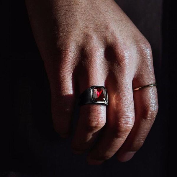 cluster rings gents red cubic zirconia signet ring in black stainless steel men 16mm wide band statement, Golden;silver
cluster rings gents red cubic zirconia signet ring in black stainless steel men 16mm wide band statement, Golden;silver