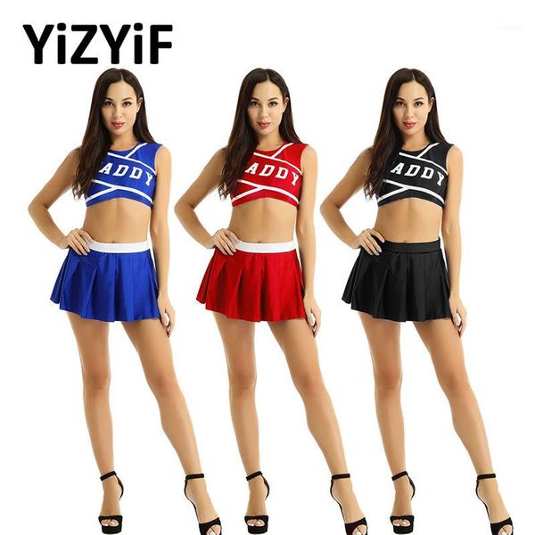 cheerleading women cheerleader costume school girl cosplay rave outfits round neck sleeveless crop with mini pleated skirt1
cheerleading women cheerleader costume school girl cosplay rave outfits round neck sleeveless crop with mini pleated skirt1