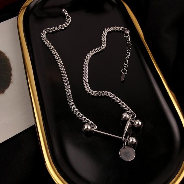 fashion new hip-hop street accessories buckle lock necklace men and women accessories sale, Silver
fashion new hip-hop street accessories buckle lock necklace men and women accessories sale, Silver