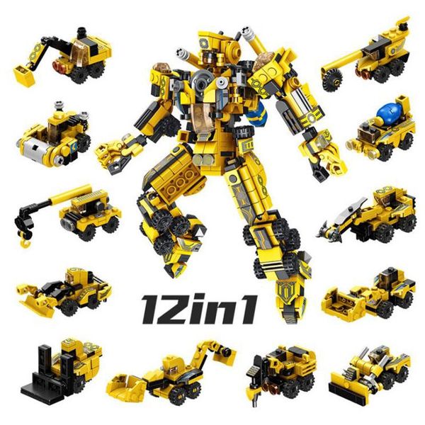 576 шт. 12in1 трансформация techinc robot building bricks creative сборка образовательные фигуры блоки подарочные игрушки для детей wmtklk
576 шт. 12in1 трансформация techinc robot building bricks creative сборка образовательные фигуры блоки подарочные игрушки для детей wmtklk