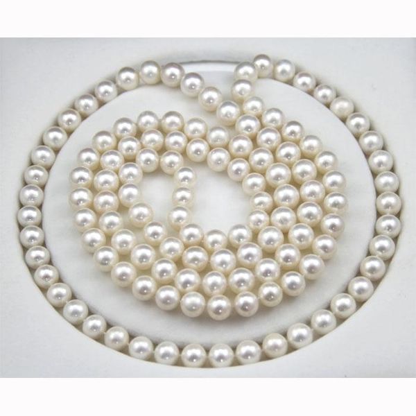 100% natural pearl necklace round white sweater chain 9-10mm fine jewelry 925 silver clasp 130cm
100% natural pearl necklace round white sweater chain 9-10mm fine jewelry 925 silver clasp 130cm