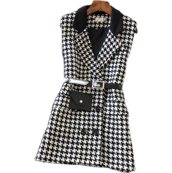 manna houndstooth wool suit women's jacket winter with cleavage v samll fragrance double vest breasted q27 hmi0, Black;white
manna houndstooth wool suit women's jacket winter with cleavage v samll fragrance double vest breasted q27 hmi0, Black;white