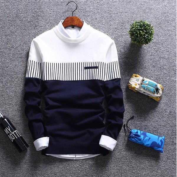 new arrival 2020 knitted sweater for men korean clothes new arrival casual o-neck full sleeve pullovers striped ropa pull homme, White;black
new arrival 2020 knitted sweater for men korean clothes new arrival casual o-neck full sleeve pullovers striped ropa pull homme, White;black
