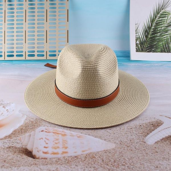 wide brim hats foldable seaside beach vacation sunscreen straw hat european and american jazz top, Blue;gray
wide brim hats foldable seaside beach vacation sunscreen straw hat european and american jazz top, Blue;gray