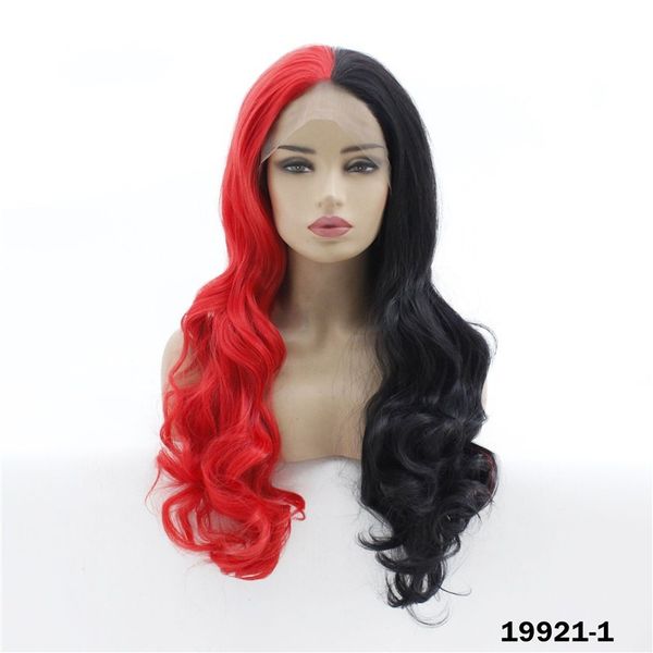 12~26 inches full synthetic lace front wigs curly wavy simulation human hair perruques de cheveux humains pelucas, Black
12~26 inches full synthetic lace front wigs curly wavy simulation human hair perruques de cheveux humains pelucas, Black