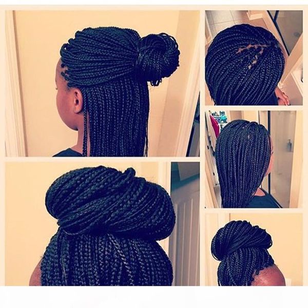 african american synthetic braid wigs medium box braided wig lace front wig heat resistant fiber wig with baby hair, Black
african american synthetic braid wigs medium box braided wig lace front wig heat resistant fiber wig with baby hair, Black