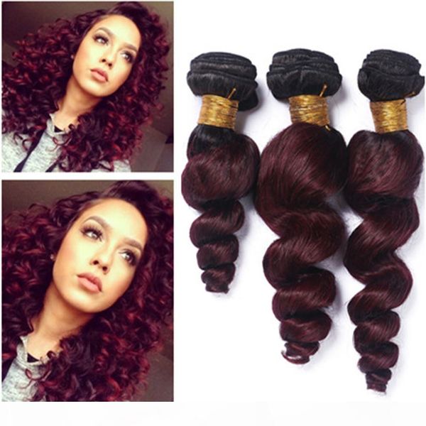 loose wave indian virgin human hair wine red ombre weave extensions loose wavy 4pcs #1b 99j burgundy ombre virgin hair bundles deals, Black;brown
loose wave indian virgin human hair wine red ombre weave extensions loose wavy 4pcs #1b 99j burgundy ombre virgin hair bundles deals, Black;brown