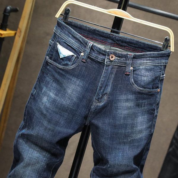 men's jeans 2021 autumn office business men classic style blue cotton stretch straight-leg denim pants male winter slim fit,6512
men's jeans 2021 autumn office business men classic style blue cotton stretch straight-leg denim pants male winter slim fit,6512