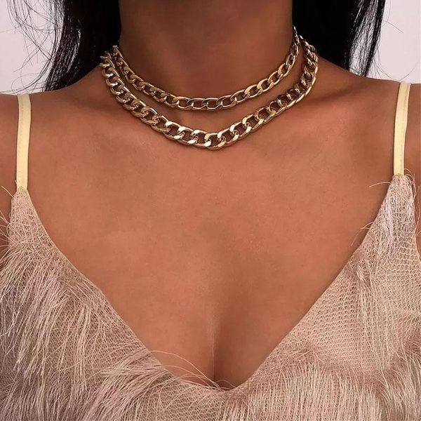 chains punk style tassel necklace sexys simple all-match pendant for women c44, Silver
chains punk style tassel necklace sexys simple all-match pendant for women c44, Silver
