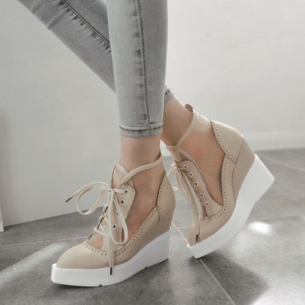 boots womens pointed toe mesh breathable ankle lace up wedge high heel shoes platform summer casual 3colors plus size c7491, Black
boots womens pointed toe mesh breathable ankle lace up wedge high heel shoes platform summer casual 3colors plus size c7491, Black